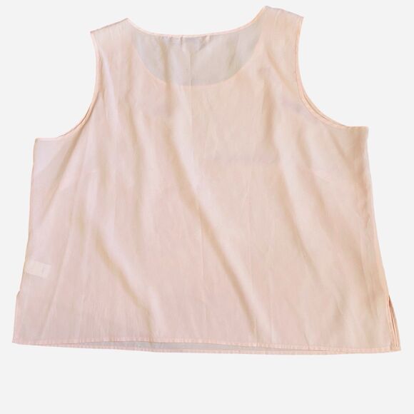 Linea by Louis Dell'Olio Pink Sleeveless Tank Top Shell Women’s Size 2X - Picture 2 of 6